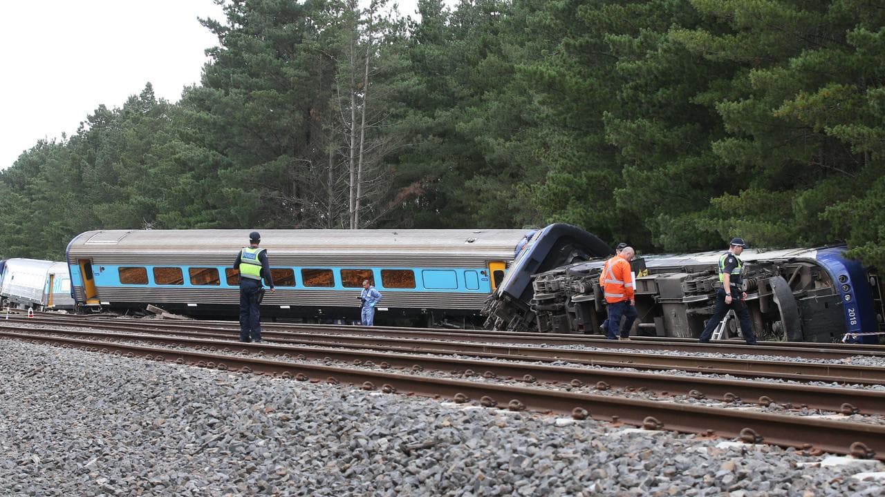 TRAIN DERAILMENT VICTORIA