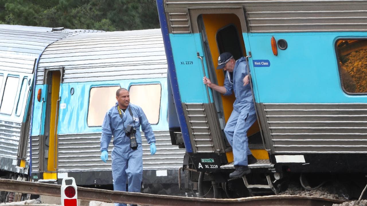 TRAIN DERAILMENT VICTORIA