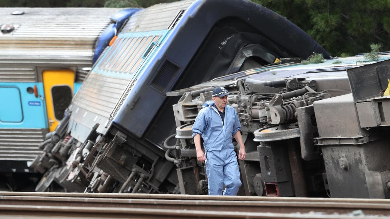 TRAIN DERAILMENT VICTORIA