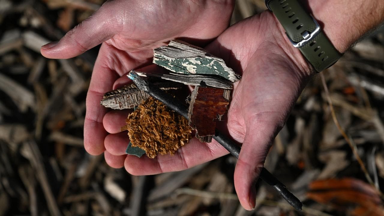 Material found in playground mulch