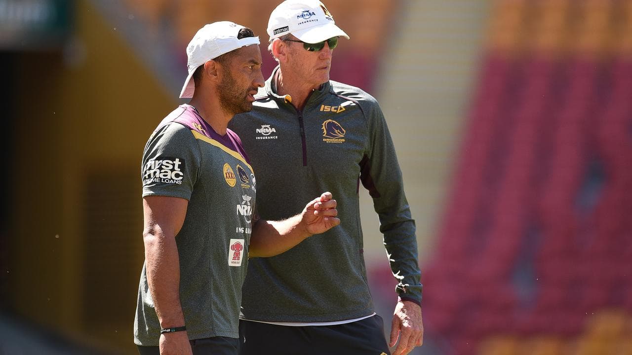 Benji Marshall and Wayne Bennett.