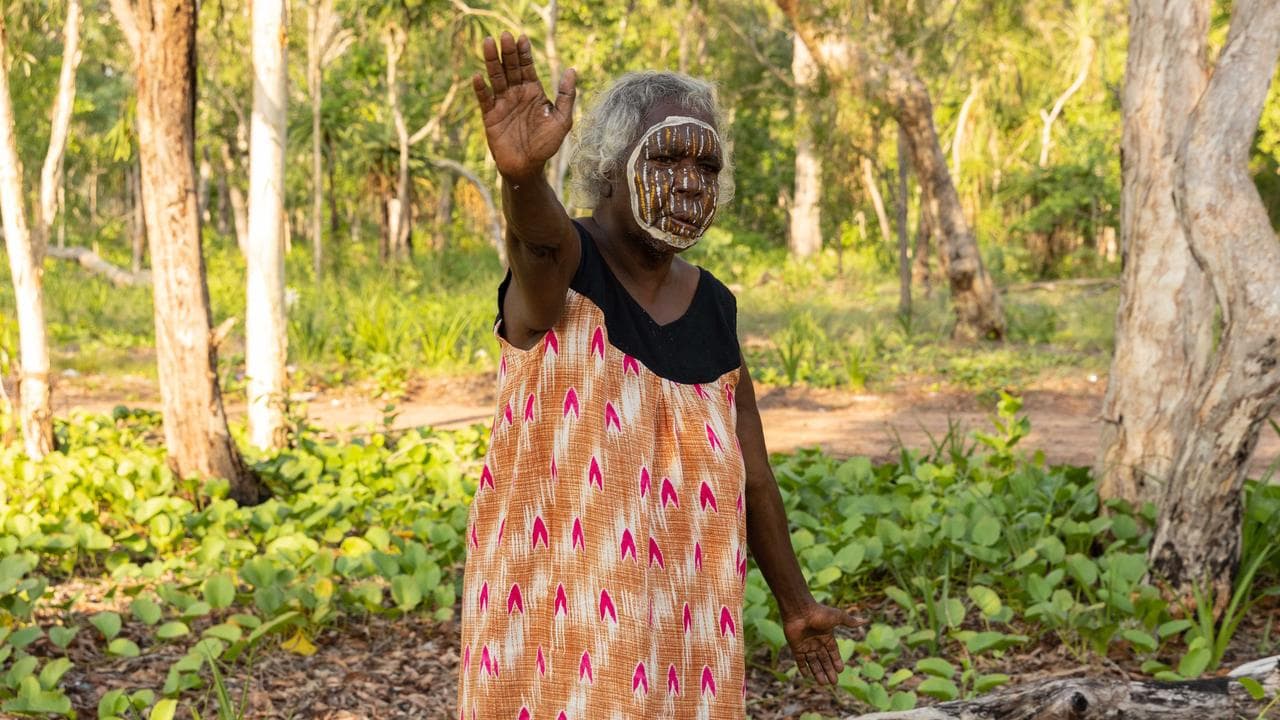 Tiwi artist Kaye Brown