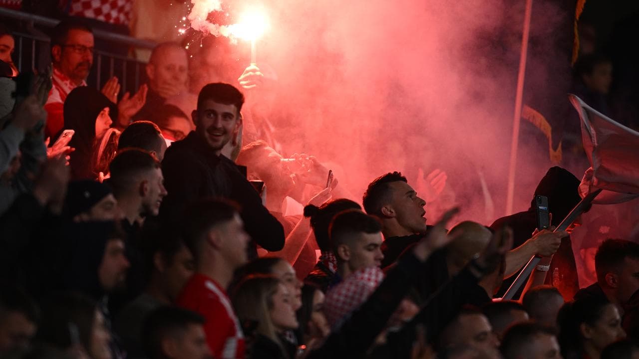 Sydney United 58 supporters at the Australia Cup (file image)