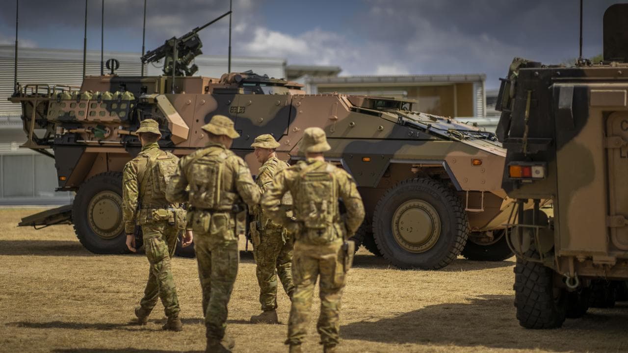 Soldiers at Gallipoli Barracks in Brisbane