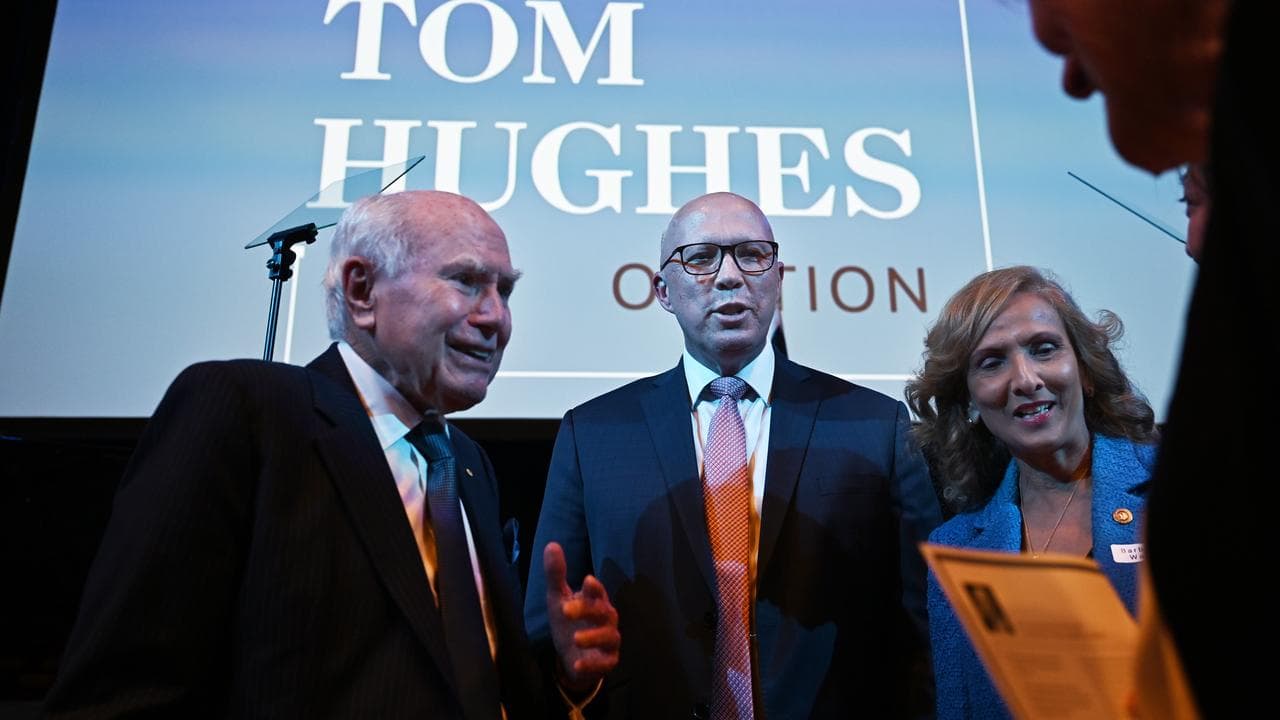 John Howard and Peter Dutton 