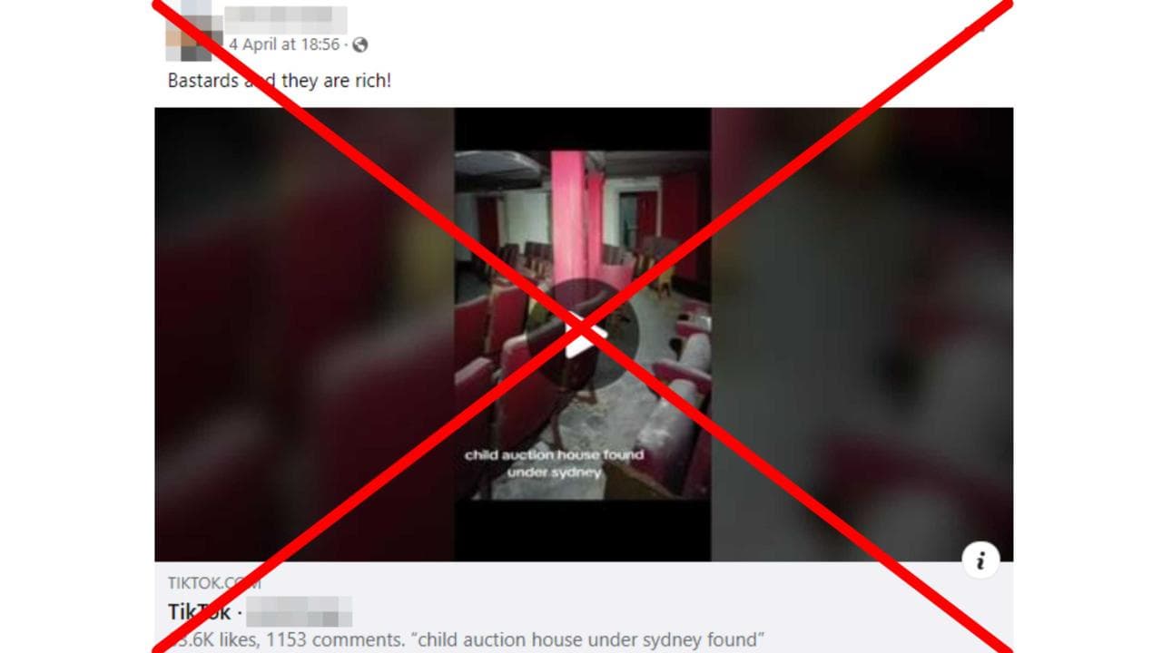 A screenshot of one of the Facebook posts.