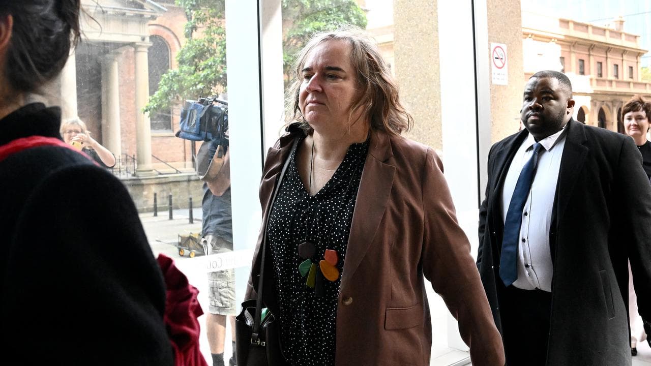 Roxanne Tickle arrives at court in Sydney