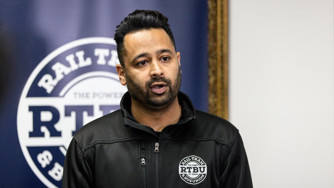 RTBU Victorian Branch Secretary Vik Sharma