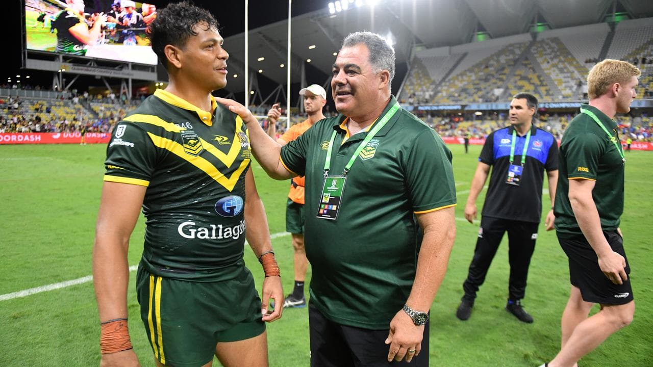 Selwyn Cobbo and Mal Meninga.