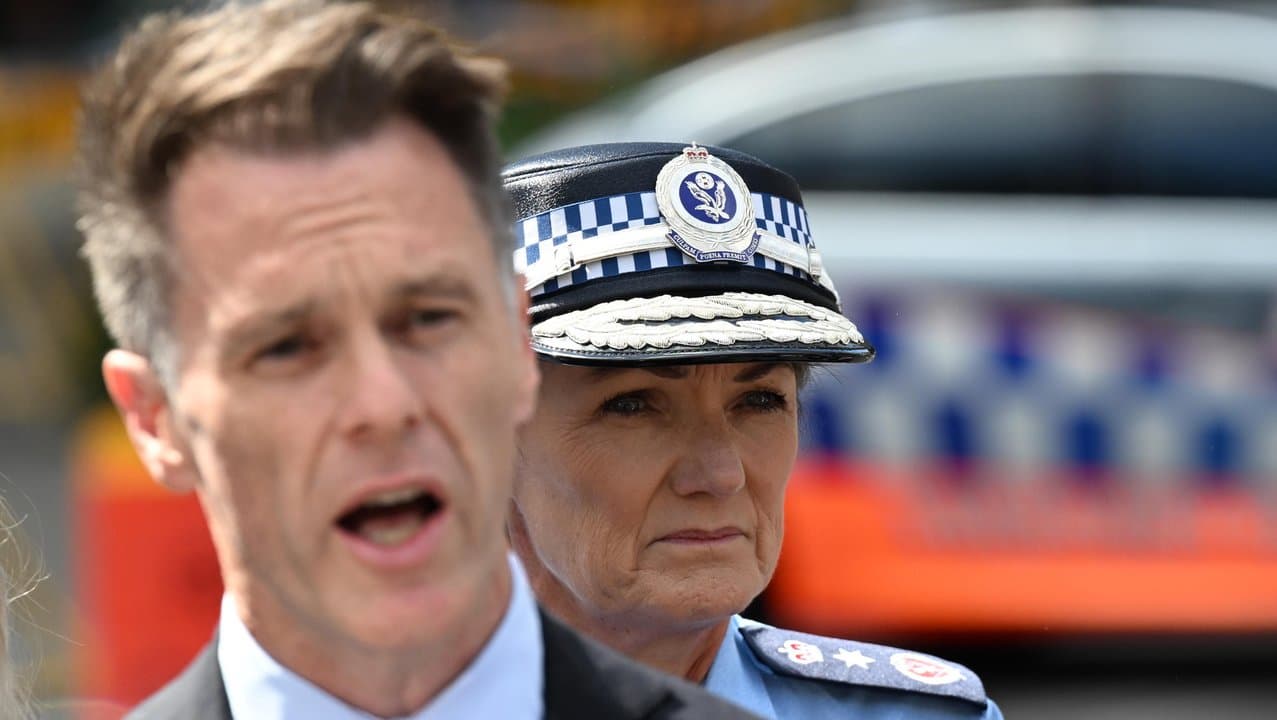 Chris Minns and Karen Webb