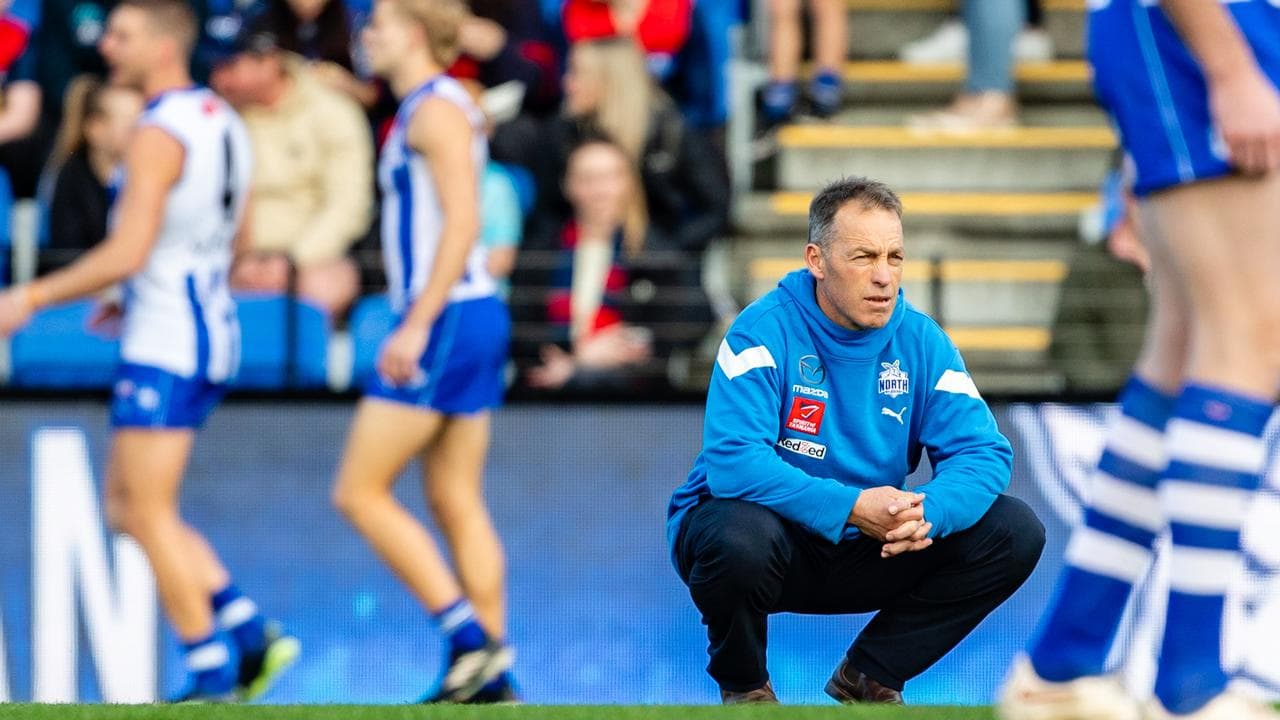 North Melbourne coach Alastair Clarkson.