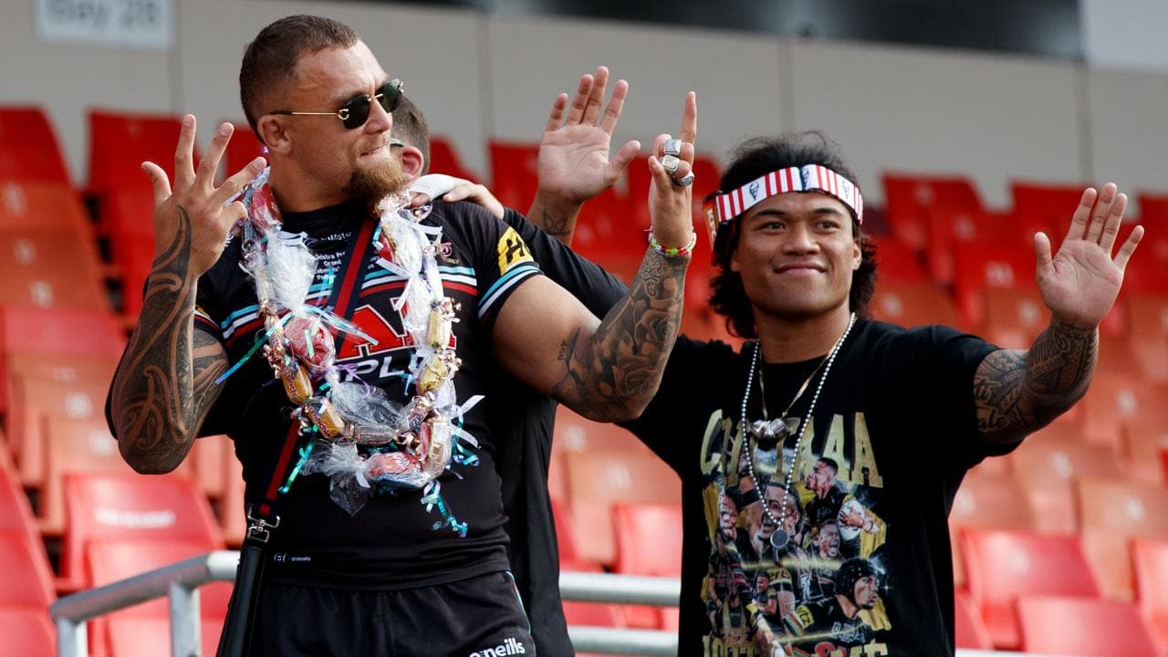 James Fisher-Harris and Brian To’o.