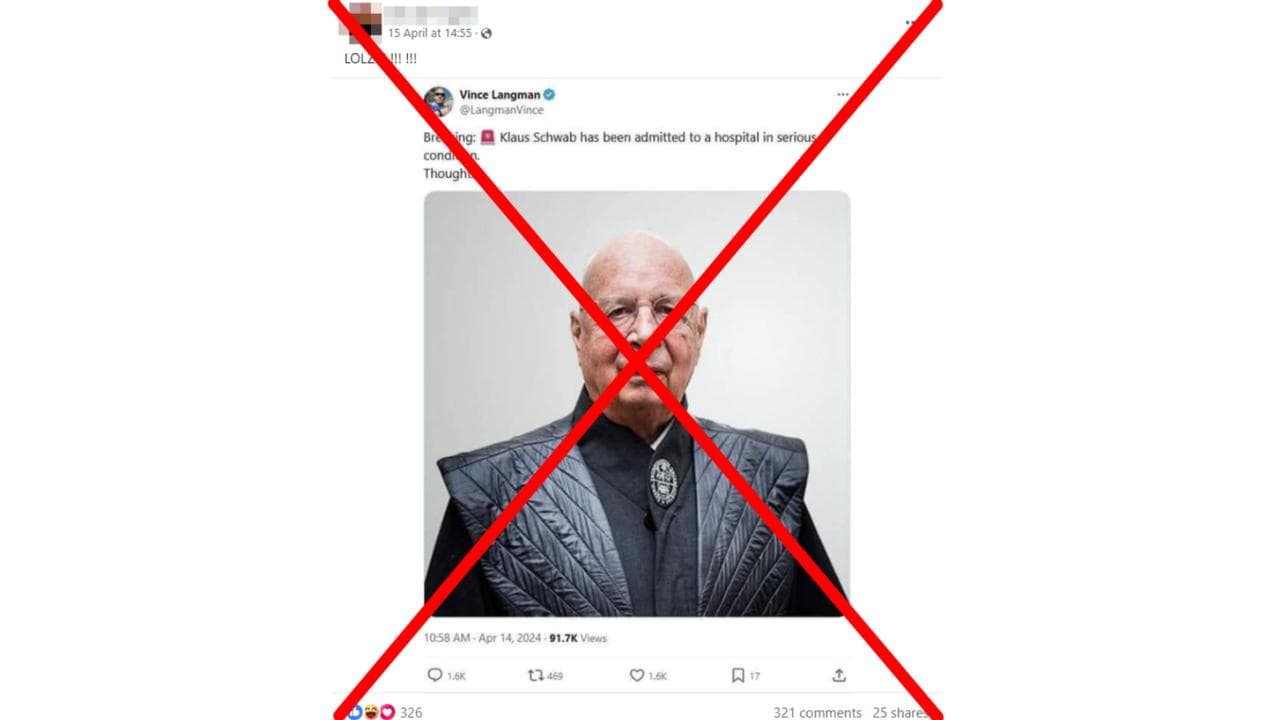 A screenshot of one of the Facebook posts.