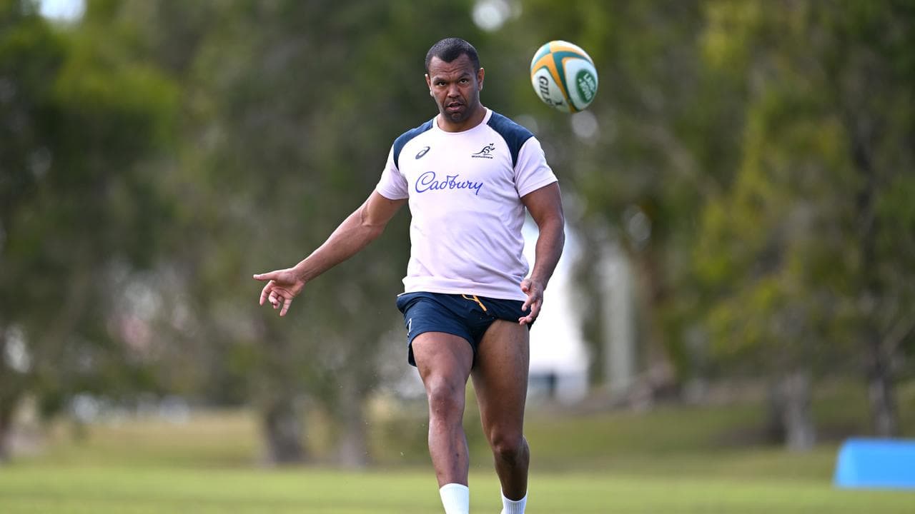 Kurtley Beale at a Wallabies camp (file image)
