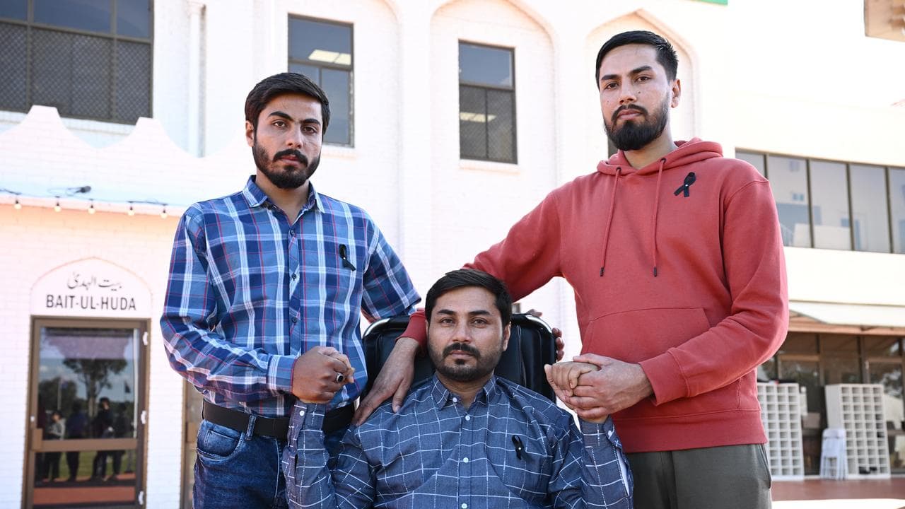 (L-R) Sheraz Ahmad Munir Ahmad, Muzafar Ahmad Tahir and Mudasar Bashir