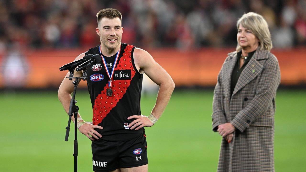 Essendon skipper Zach Merrett