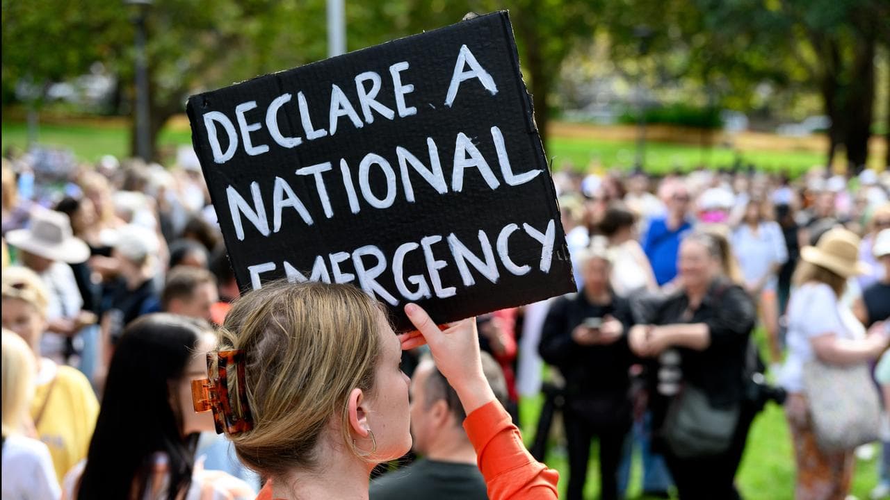 Sydney violence against women rally