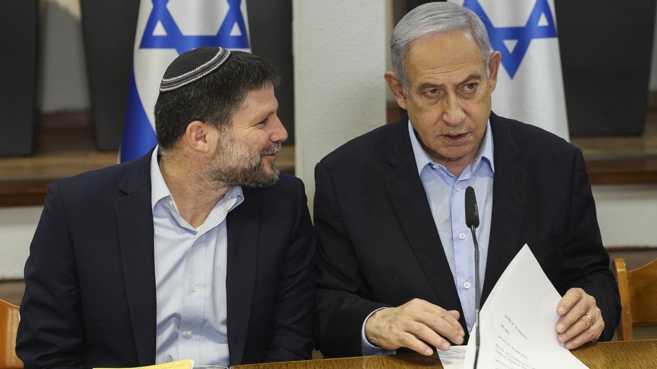 Bezalel Smotrich and Benjamin Netanyahu