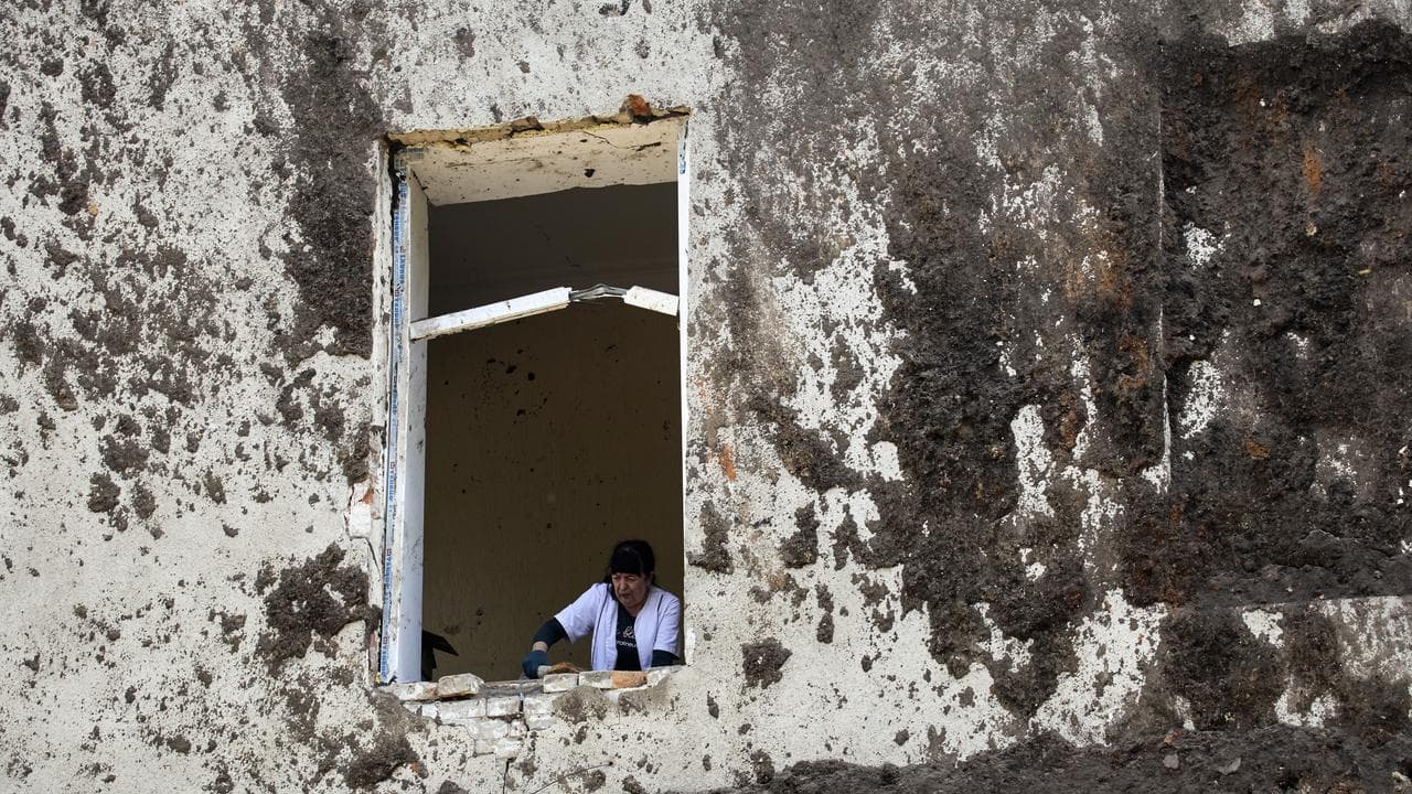 Russian missile attack on Ukraine