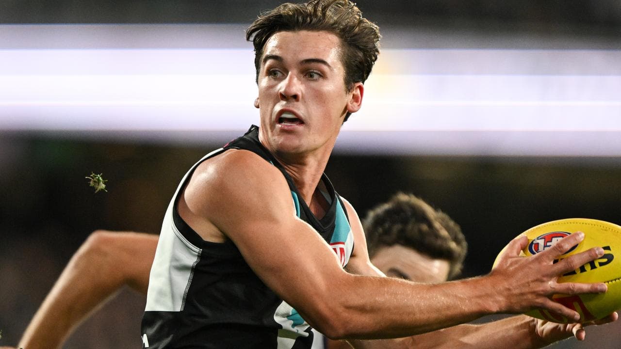 Port Adelaide's Connor Rozee.