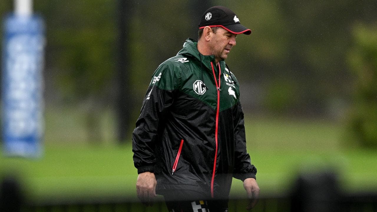 Jason Demetriou at his last Souths training session on Tuesday.