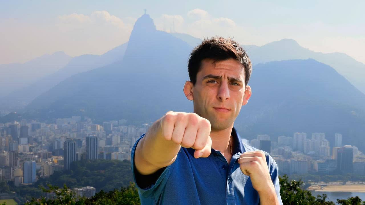 Steve Erceg poses in Rio.