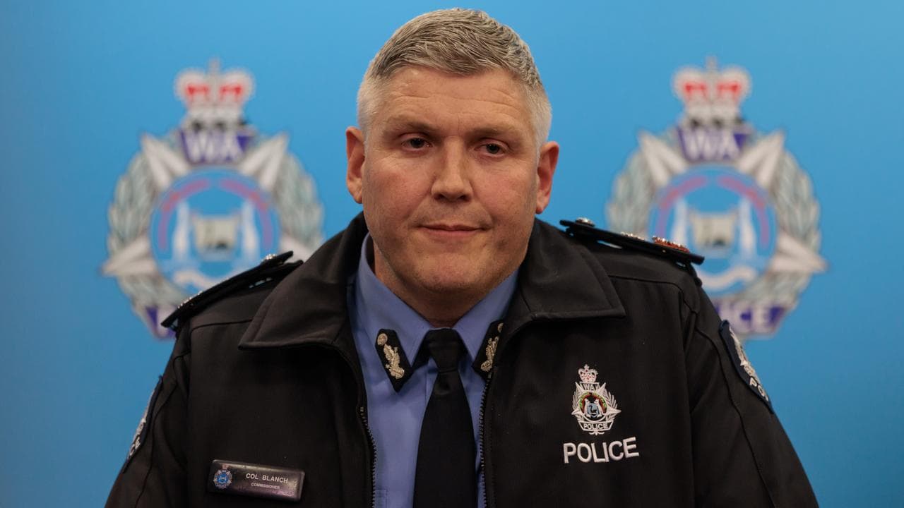WA Police Commissioner Col Blanch