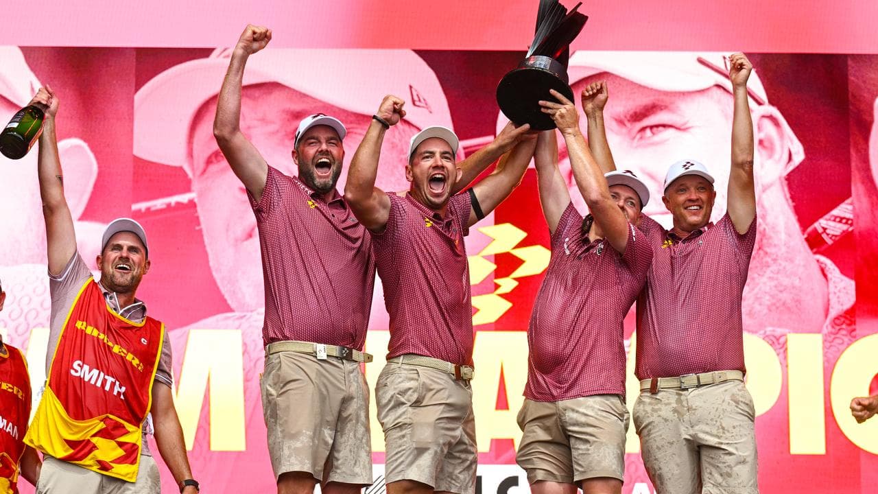 Marc Leishman, Lucas Herbert, Cameron Smith and Matt Jones.