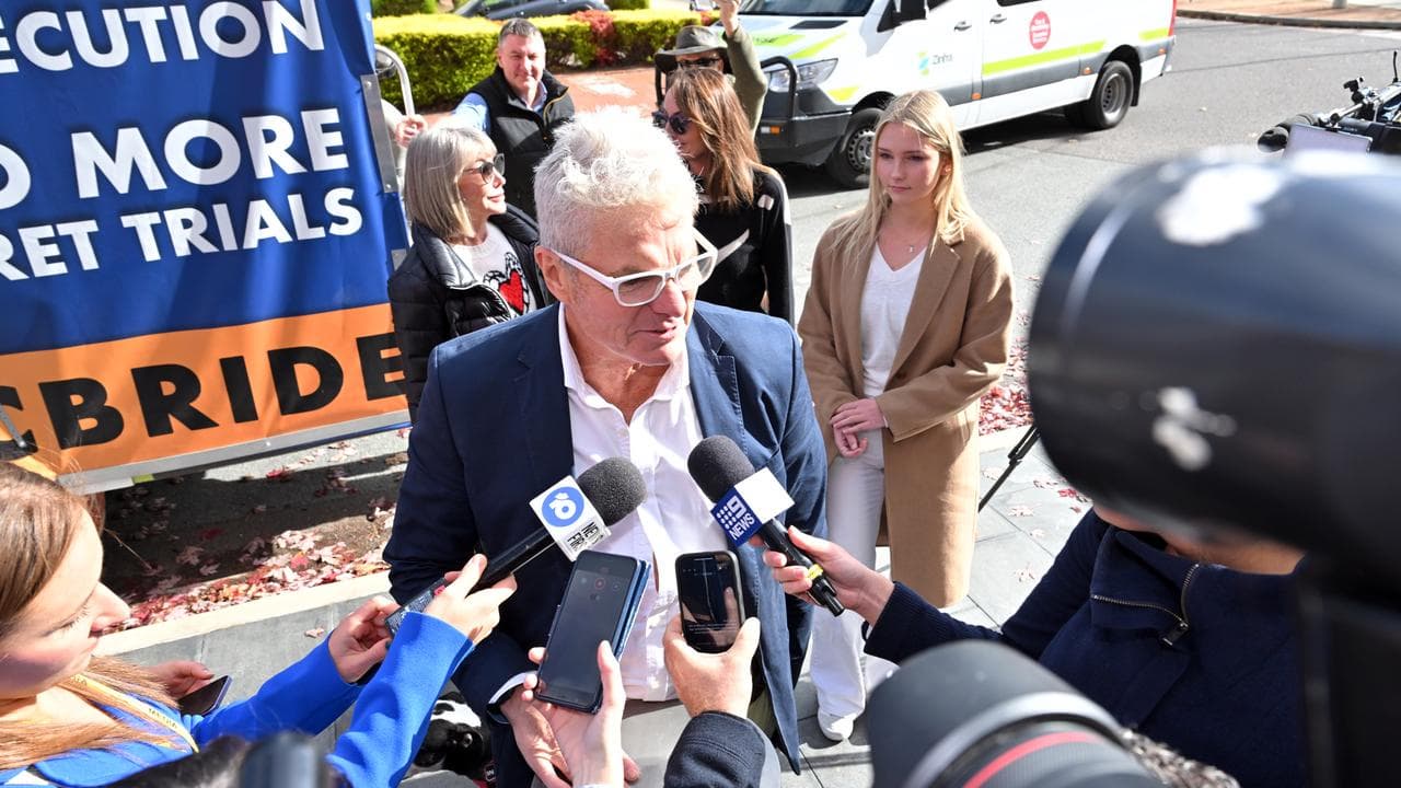 Whistleblower David McBride arrives for sentencing