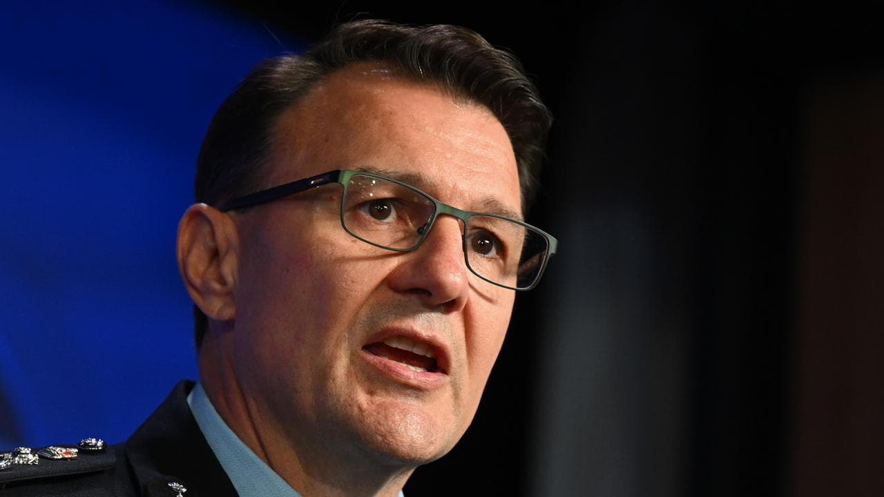 Australian Federal Police Commissioner Reece Kershaw