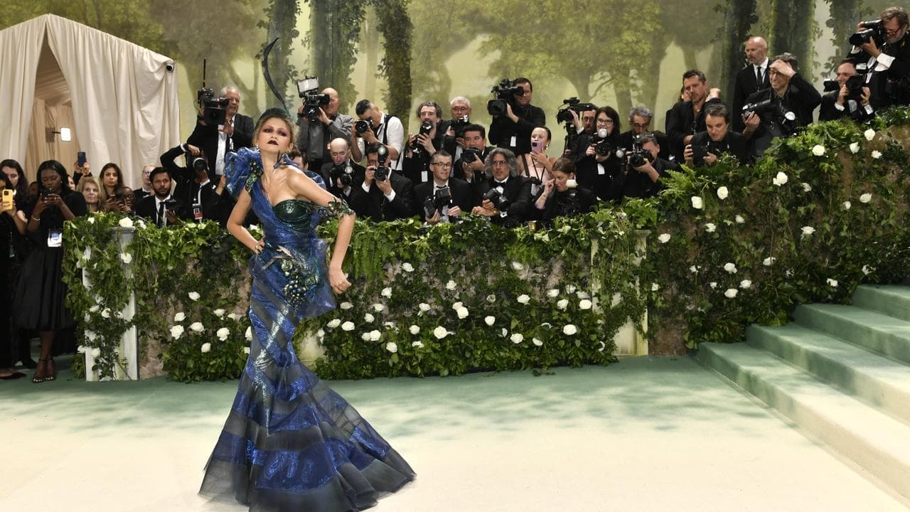 Zendaya arrives at the Met Gala 2024 in New York