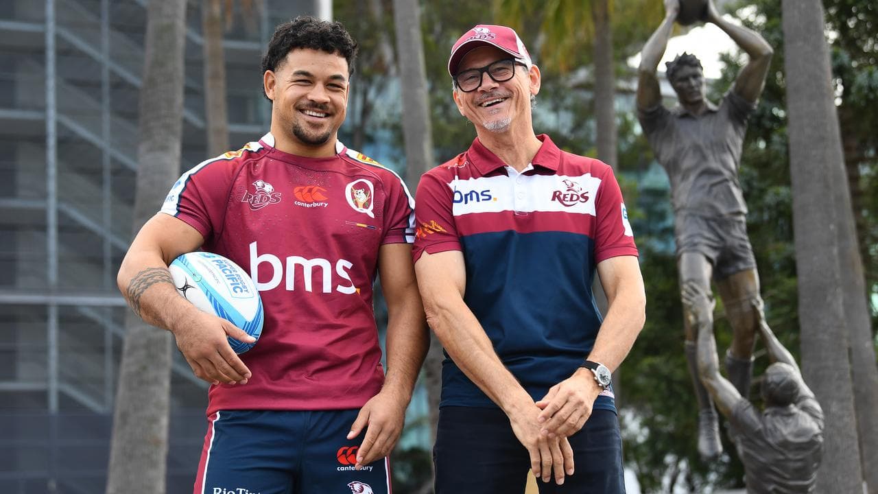 Hunter Paisami  and  coach Les Kiss.