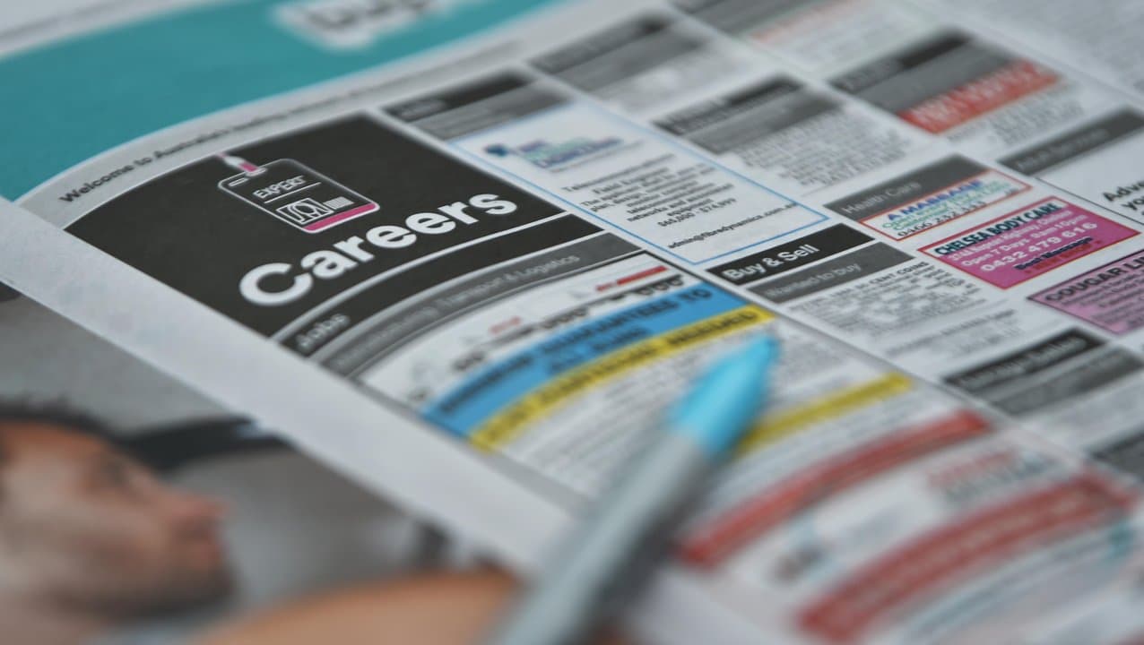 Classifieds job section