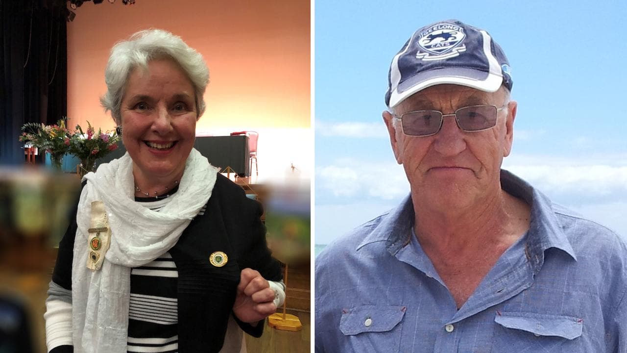 Carol Clay (left) and Russell Hill (file image)