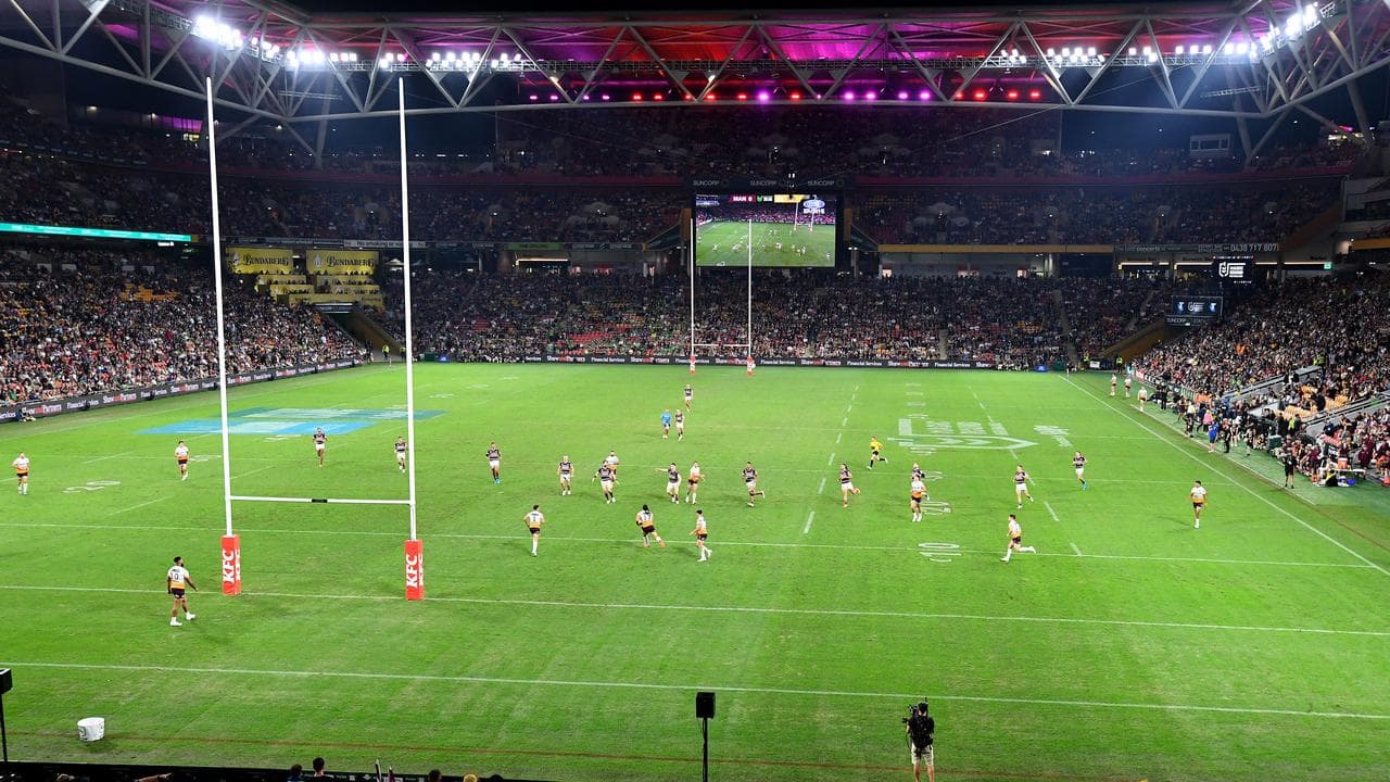Manly v Brisbane at Suncorp in 2023. 