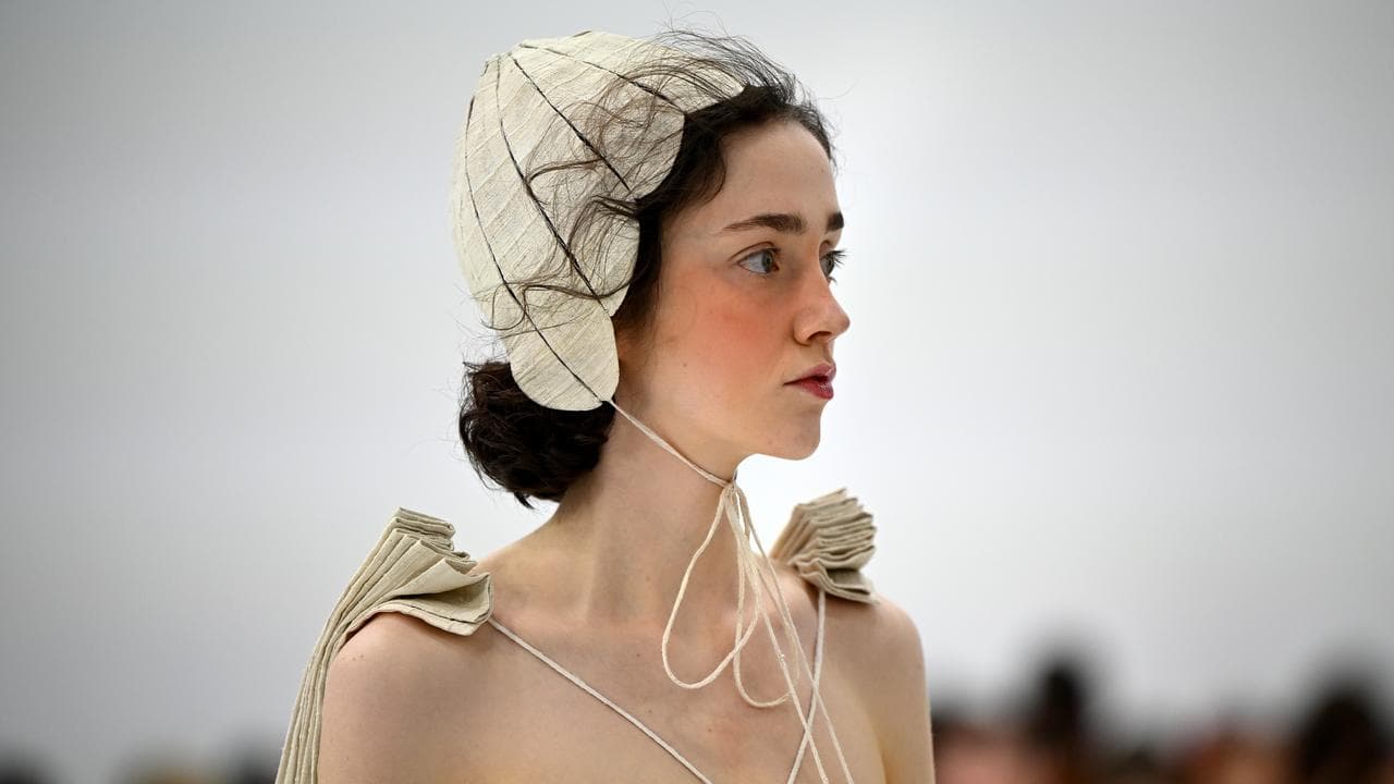 Models walk the runway during the Next Gen: Amy Lawrance fashion show