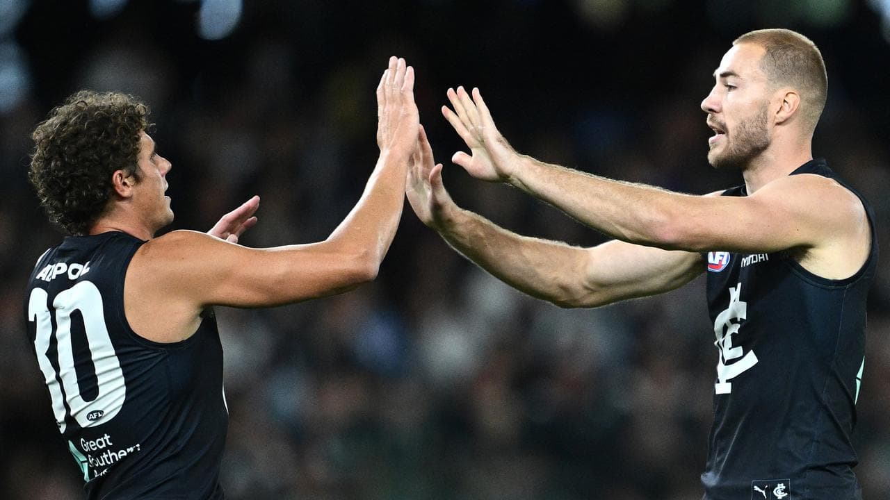 Charlie Curnow and Harry McKay.