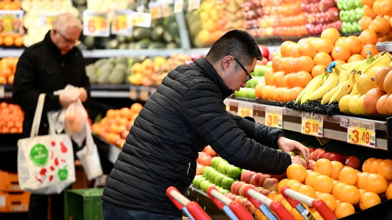 Fruit for sale at a market in Melbourne