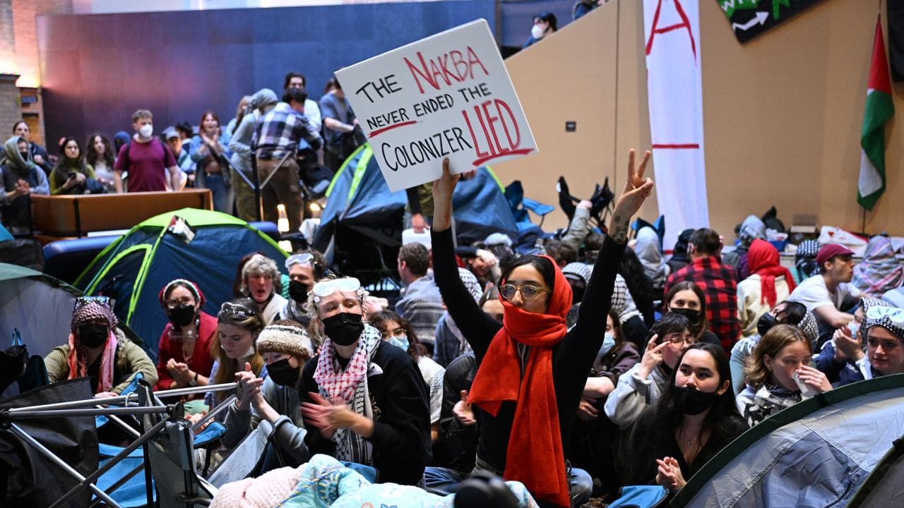 University of Melbourne protesters