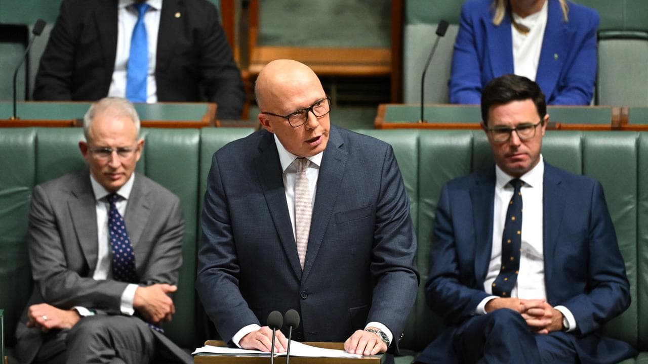 Opposition Leader Peter Dutton.