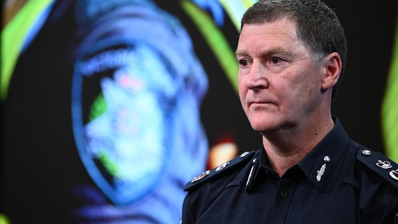 Victoria Police Chief Commissioner Shane Patton