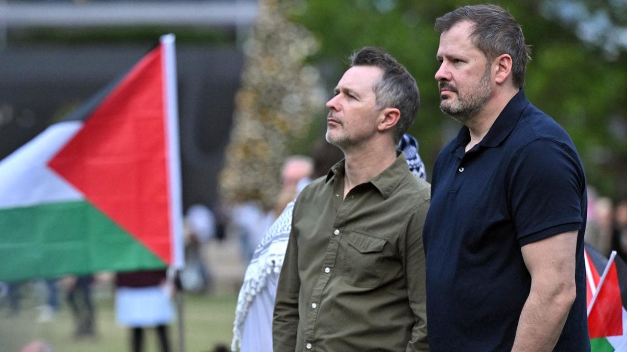 Minister for Education Jason Clare and Minister for Industry Ed Husic