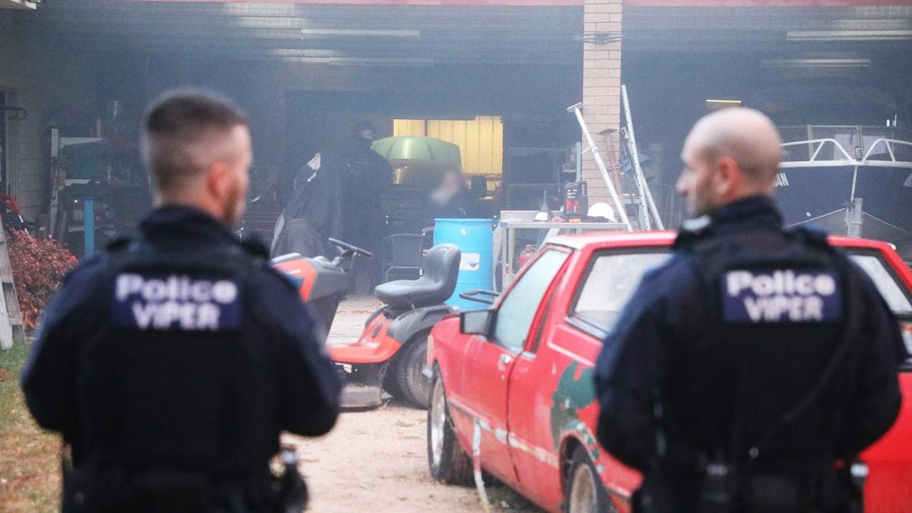 Police raids on bikies