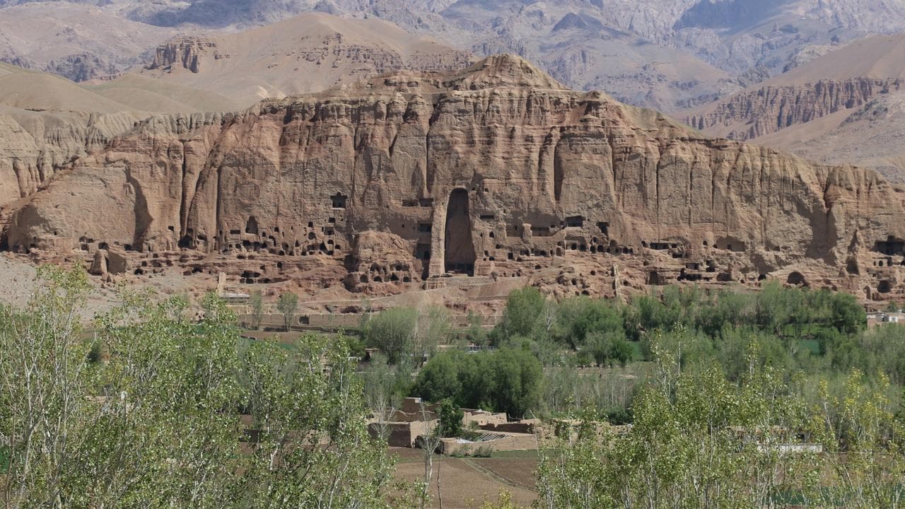 The UNESCO World Heritage Site at Bamyan (file image)