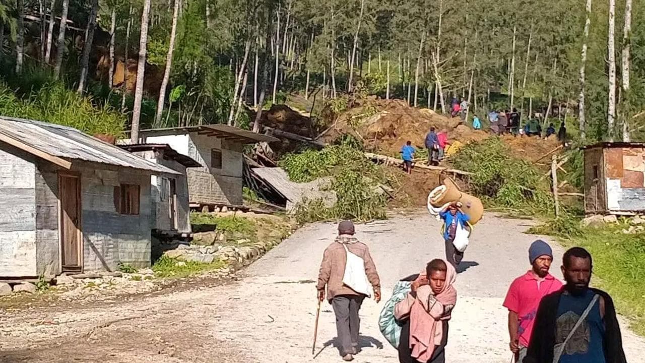 PNG landslide