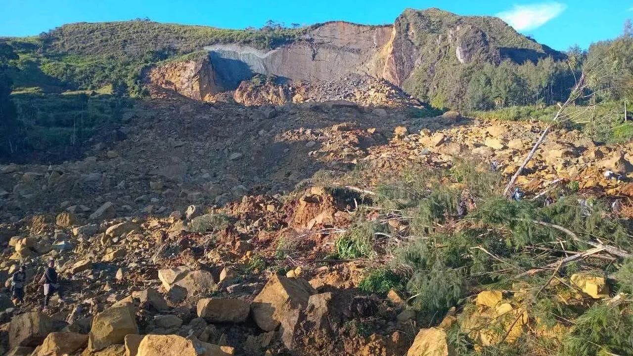 Landslide in PNG
