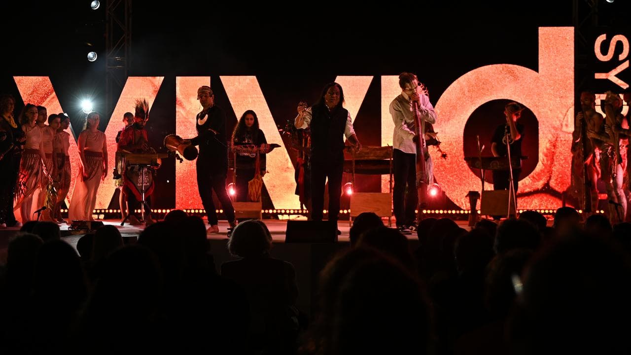 The opening ceremony of 2024 Vivid Sydney in Sydney