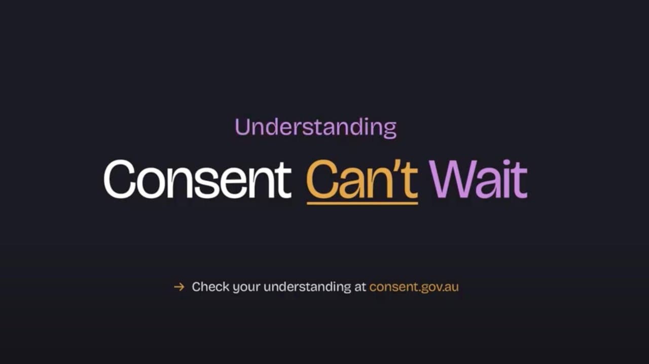 A scene from the Australian Government’s television commercial.