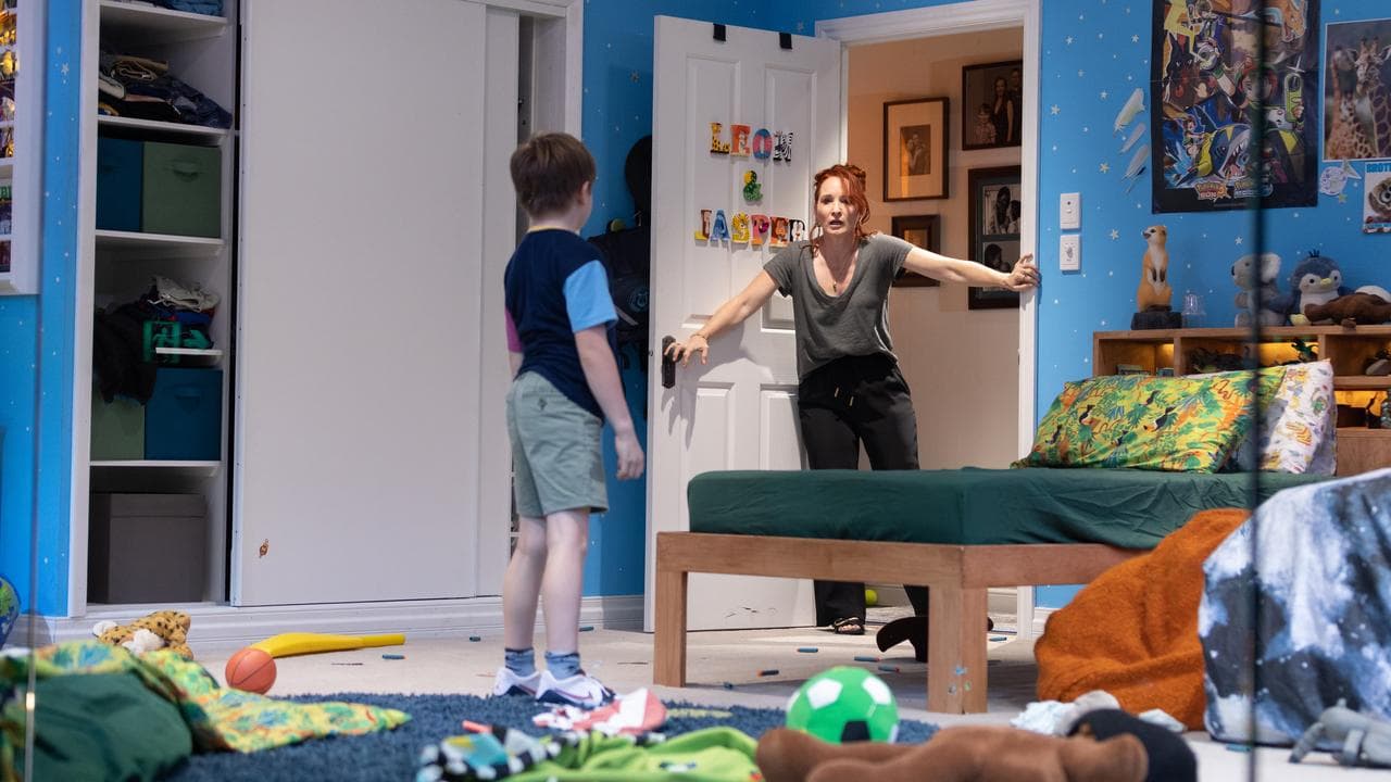 Edward Hill onstage as Jasper with Helen Cassidy as Medea