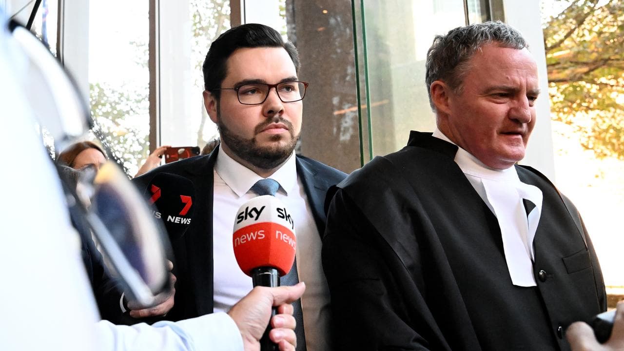 Bruce Lehrmann (left, file image)